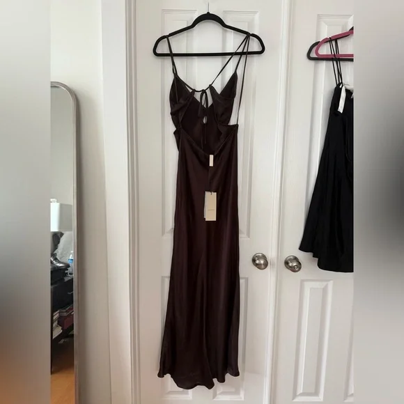 Bec & Bridge Cedar City Maxi Dress in Dark Chocolate Size US 6 NWT - Picture 6 of 15